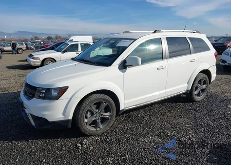 2018 Dodge Journey Crossroad Awd from USA, damaged, VIN 3C4PDDGG1JT388700